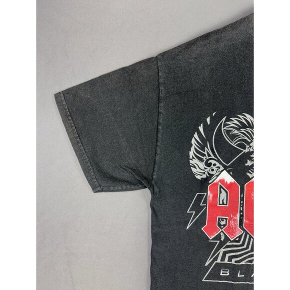 Vintage Y2K AC DC Band Tee Black Ice Concert Promo Tour Black Large Rock Album - Picture 6 of 11